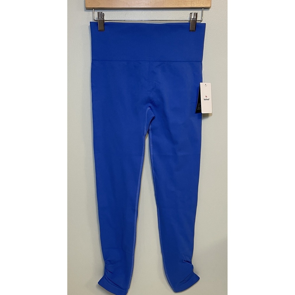 Baleaf Womens Athletic Pants Workout Leggings Size Medium Royal Blue NEW‎